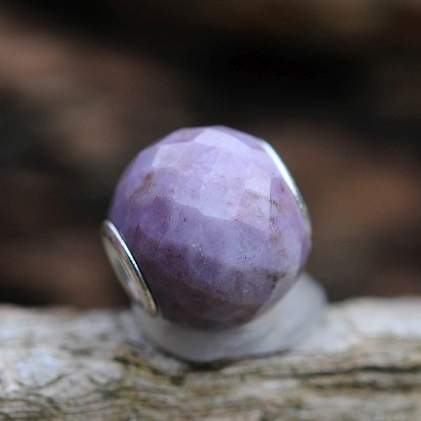Trollbeads - Round Purple Jade Facet - WYSIWYG