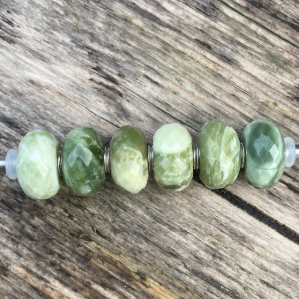 Trollbeads - Grün Gelber Calzit - WYSIWYG