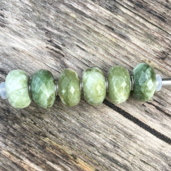 Trollbeads - Grün Gelber Calzit - WYSIWYG