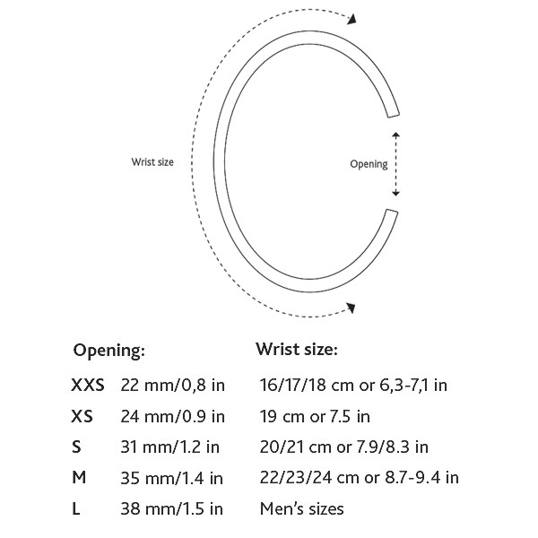 Trollbeads - Power Bangle / Armspange - XXS
