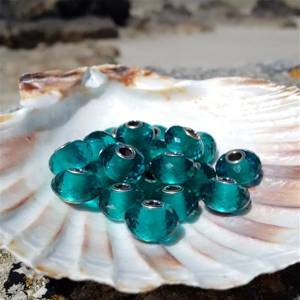 Katzenmaiers - Glas-Facette - Petrol Tourmaline