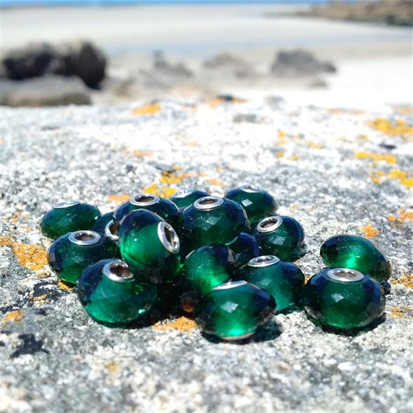 Katzenmaiers - Glas-Facette - Dark Green Tourmaline