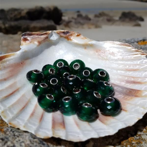 Katzenmaiers - Glas-Facette - Dark Green Tourmaline