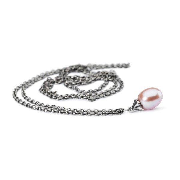 Trollbeads - Fantasy Halskette mit rosa Perle