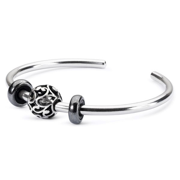 Trollbeads - Silber Stopper - oxidiert