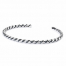 Trollbeads - Twisted Silver Bangle